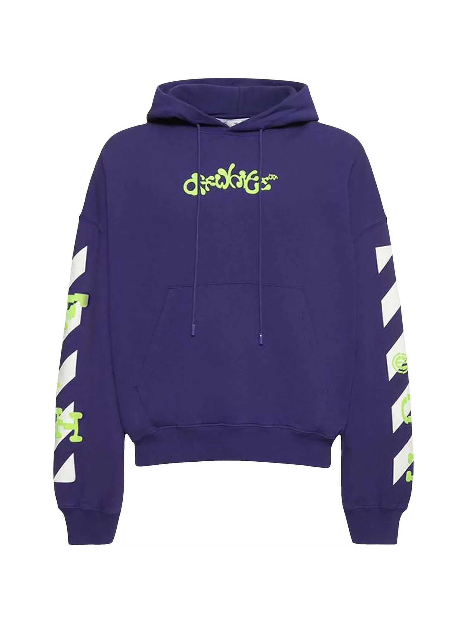 Худи Off-White Opposite Arrow Boxy — изображение 1 из 2, фиолетовый