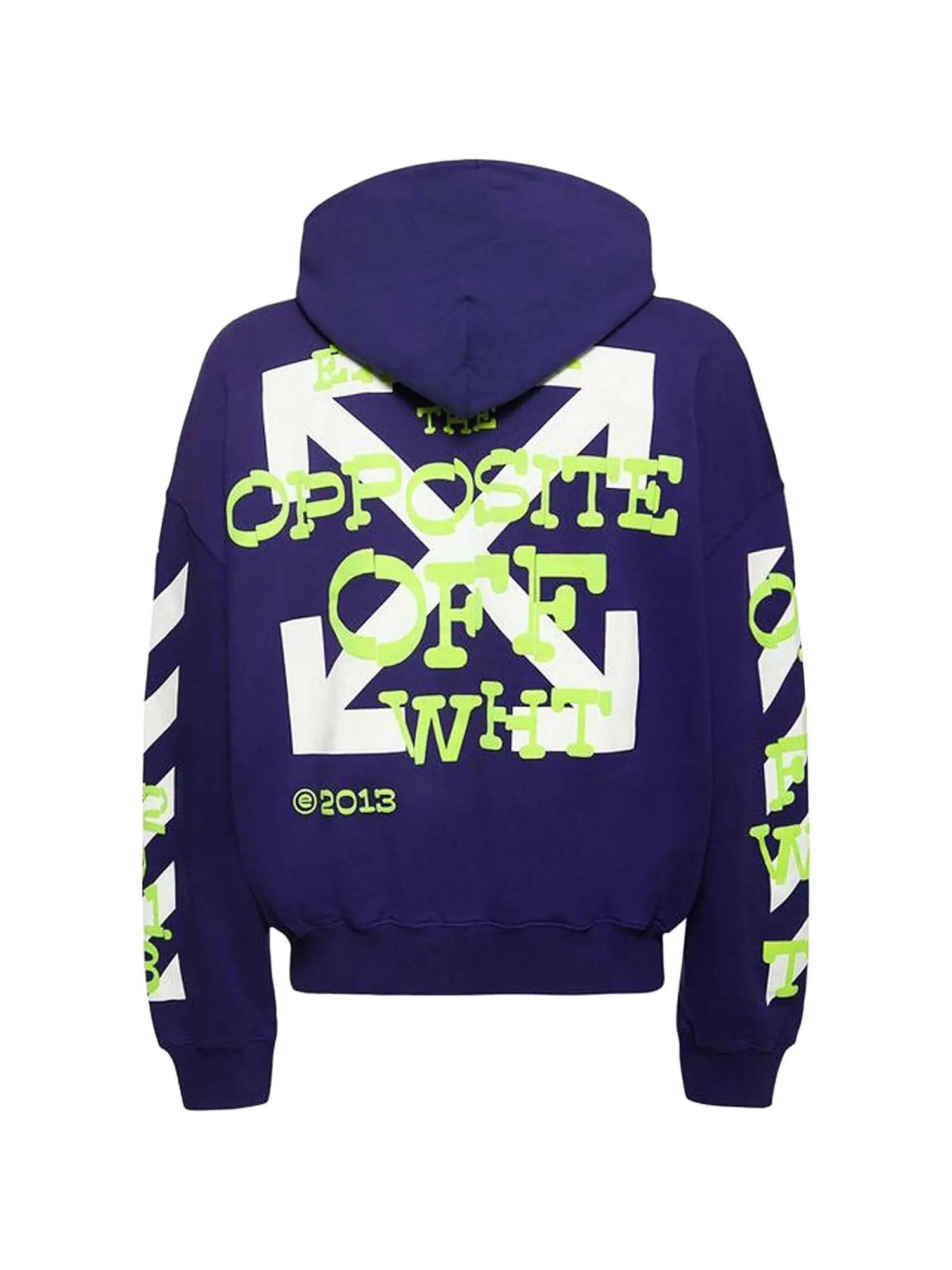 Худи Off-White Opposite Arrow Boxy — изображение 2 из 2, фиолетовый