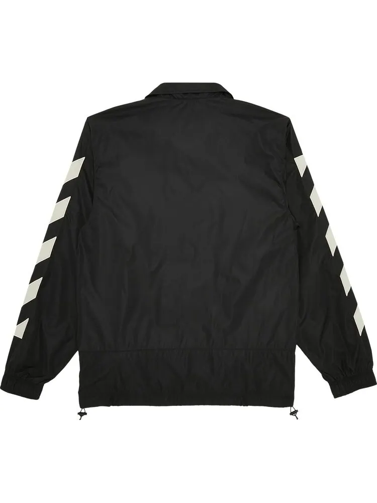 Мужская куртка Off-White Diag нейлоновая на молнии — изображение 2 из 3, черный