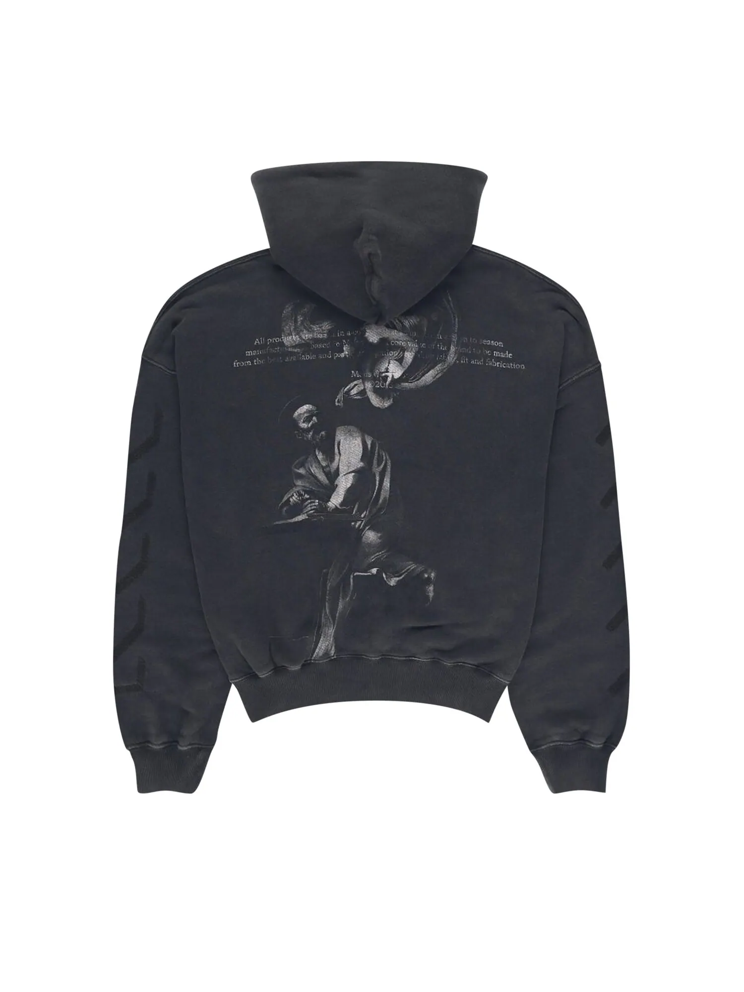 Off-White Толстовка с капюшоном BW St. Matthew — изображение 2 из 2, черный/серый
