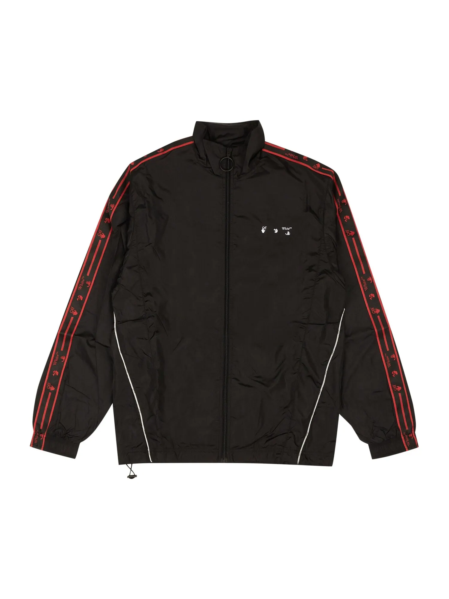 Спортивная куртка Off-White в полоску с логотипом