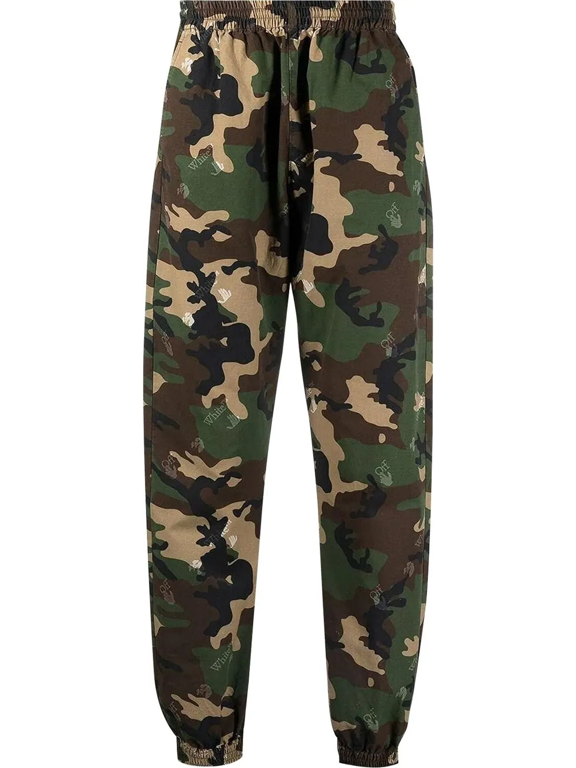 Брюки Off-White Logo Casual Pant 'Camouflage'