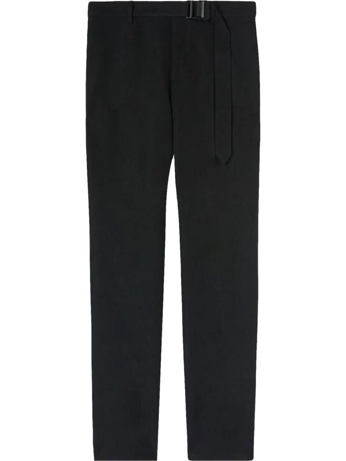 Брюки Off-White Buckle Dry Wool Slim Pant 'Black'
