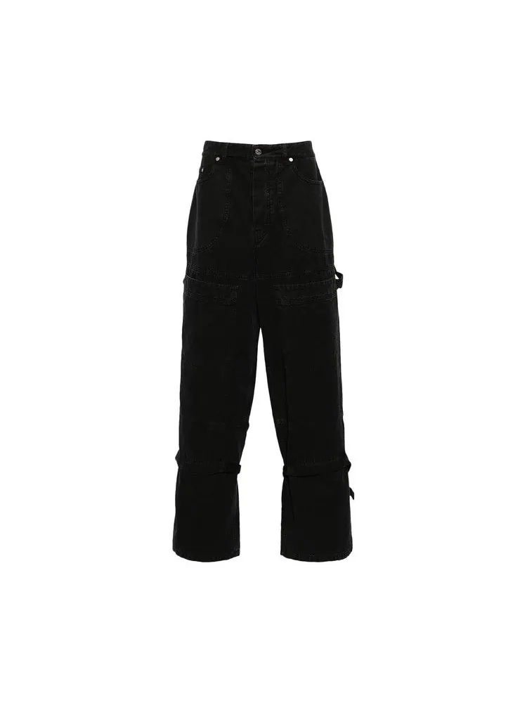 Брюки Off-White Strap Detail Canvas Carpenter Trousers