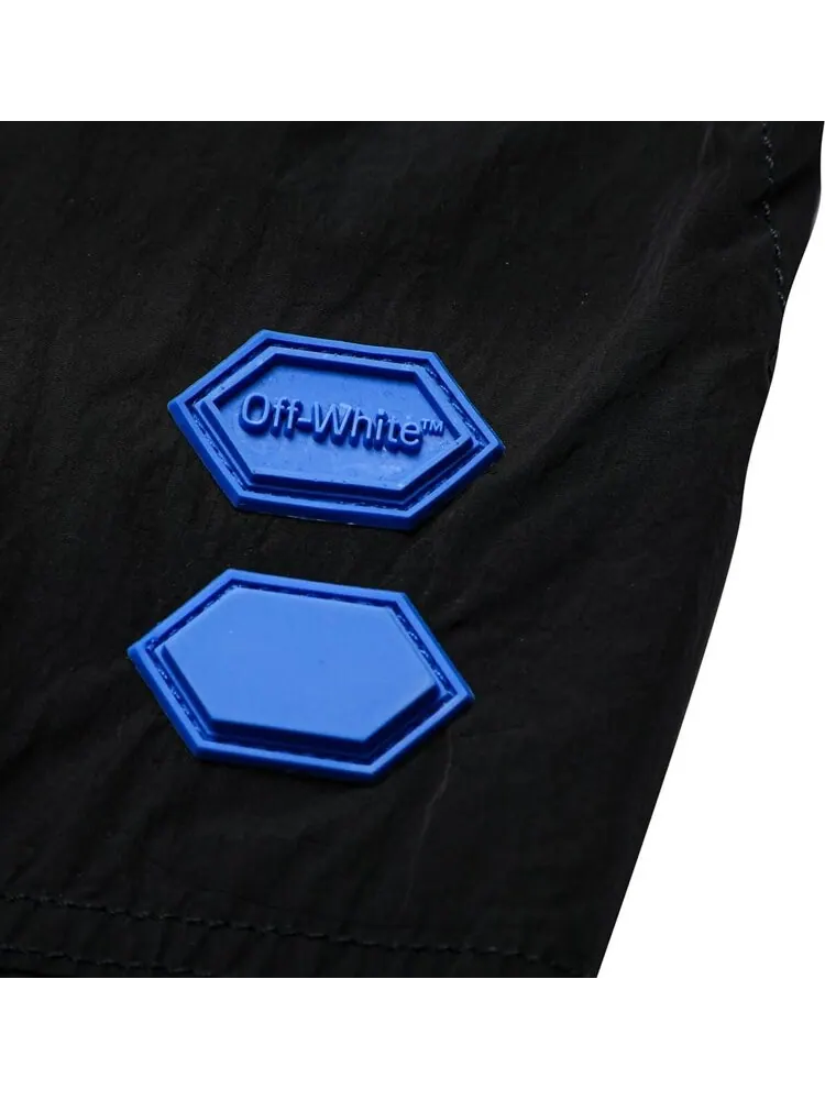 Брюки Off-White Parachute Cargo Pants 'Black' — изображение 4 из 4, черный