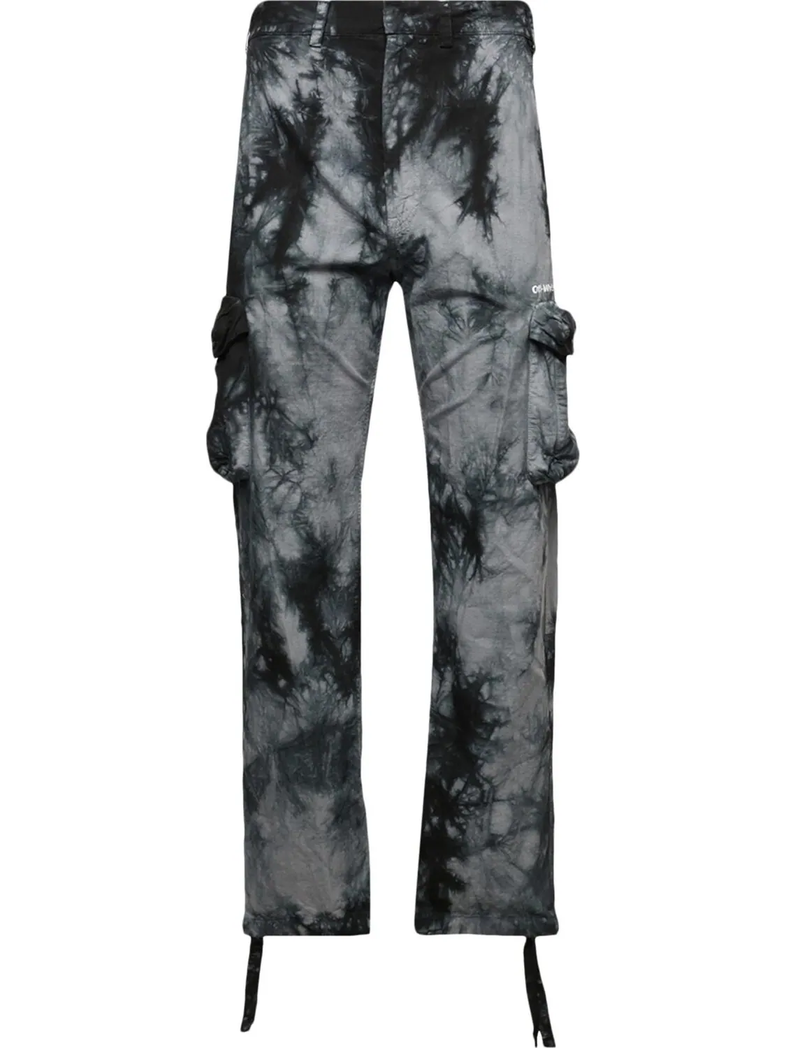 Брюки Off-White Bounce Tie Dye Ripstop Cargo Pants 'Warm Grey'