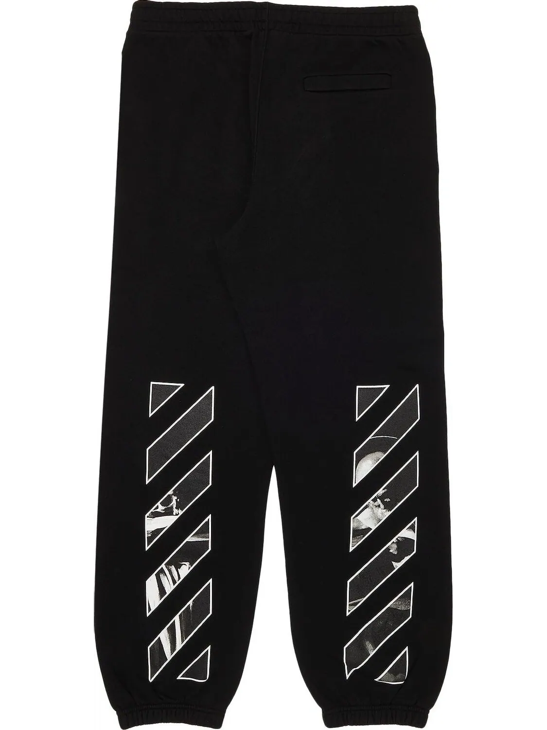Спортивные брюки Off-White Caravag Diag Slim Sweatpant 'Black/White' — изображение 2 из 3, черный