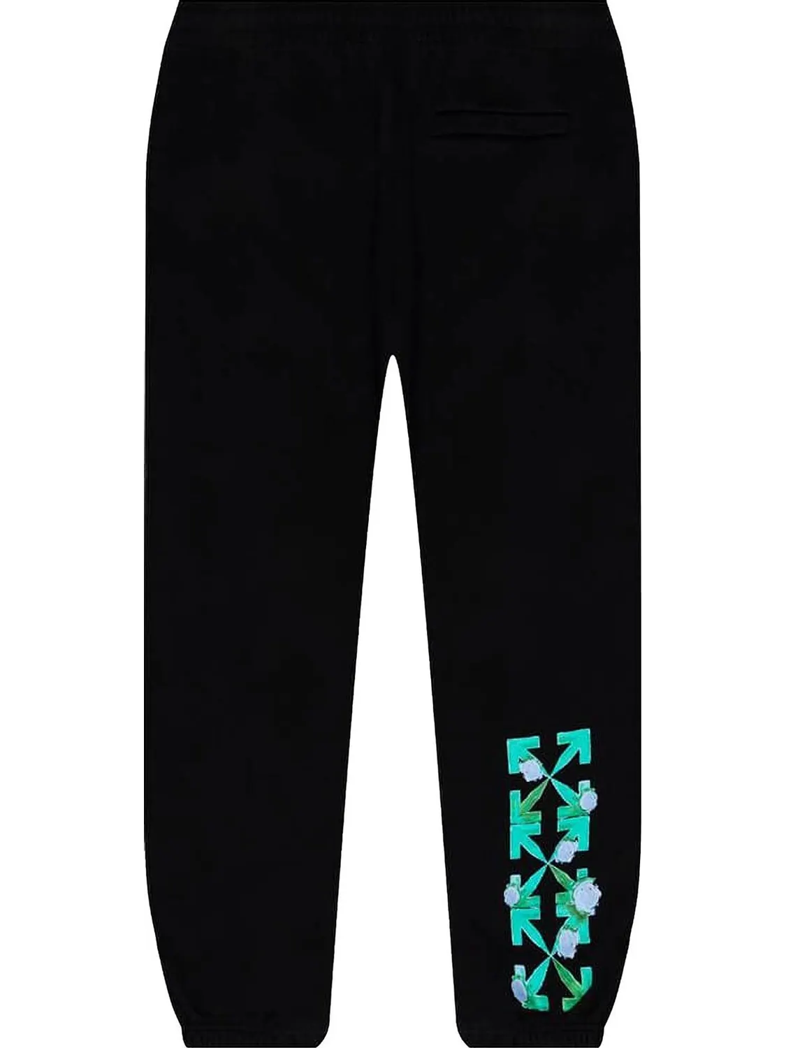 Спортивные брюки Off-White Tornado Arrow Slim Sweatpant 'Black/Multicolor' — изображение 1 из 2, черный