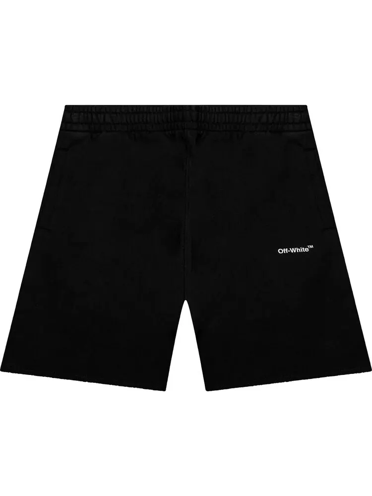 Спортивные шорты Off-White Caravag Arrow Sweatshort 'Black'
