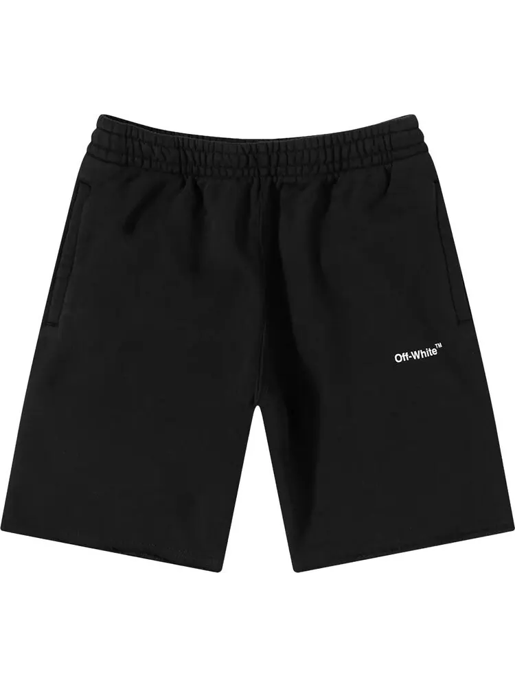 Спортивные шорты Off-White Single Arrow Pocket Sweatshort 'White/Black'