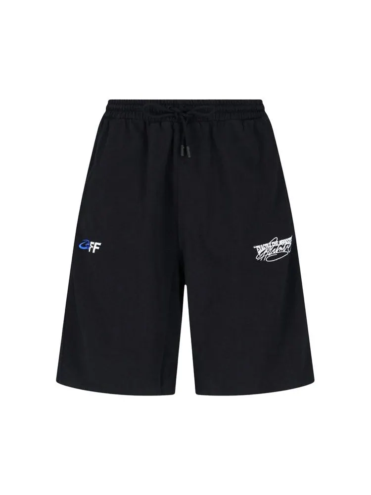 Спортивные шорты Off-White Exactly The Opposite Arrow Skate Sweatshorts