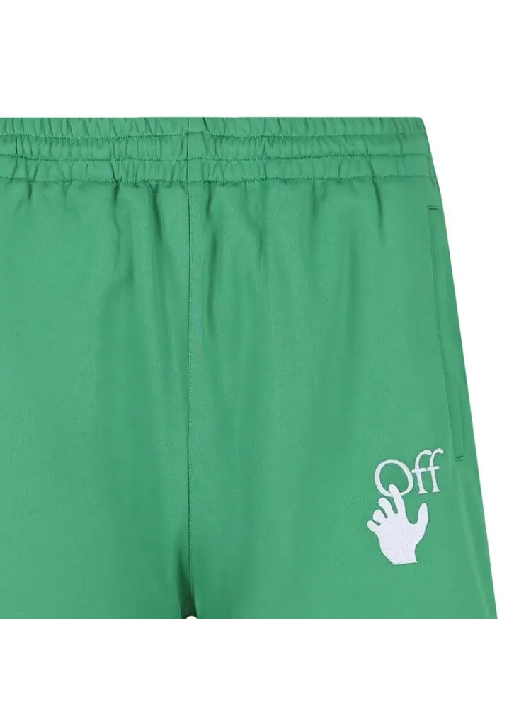 Шорты Off-White Hands Off Skate Track 'Green' — изображение 3 из 3, зеленый