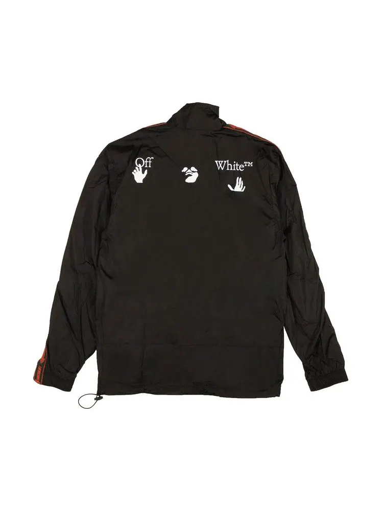 Куртка Off-White Bookish Nylon Jacket — изображение 2 из 2, черный/белый