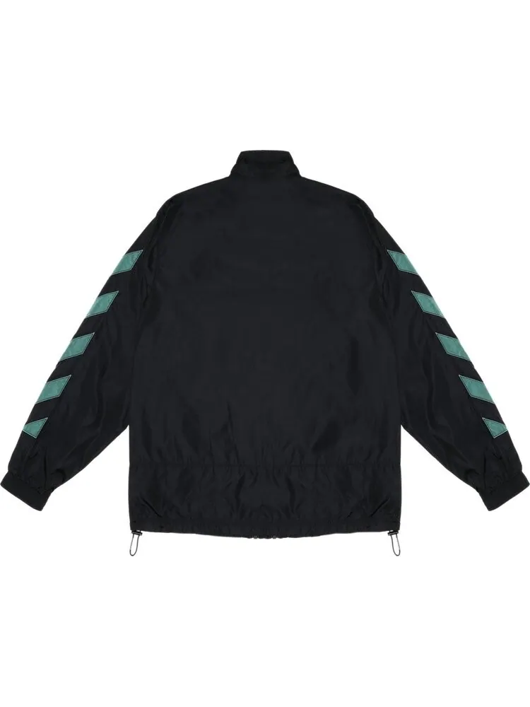 Куртка Off-White Diag Nylon Jacket 'Black/White' — изображение 2 из 3, черный