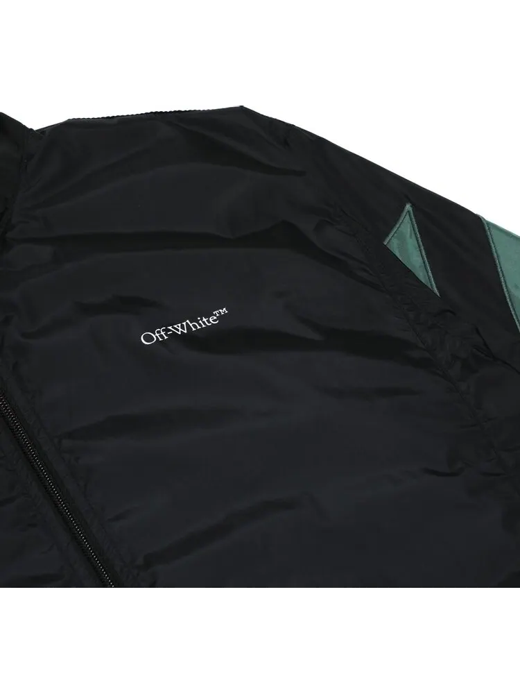 Куртка Off-White Diag Nylon Jacket 'Black/White' — изображение 3 из 3, черный