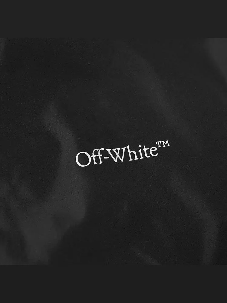 Куртка Off-White Diag Nylon Jacket 'Black/Light Blue' — изображение 3 из 3, синий