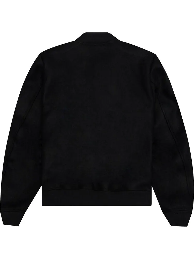 Куртка Off-White OW Patch Varsity Jacket 'Black/Orange' — изображение 2 из 2, черный