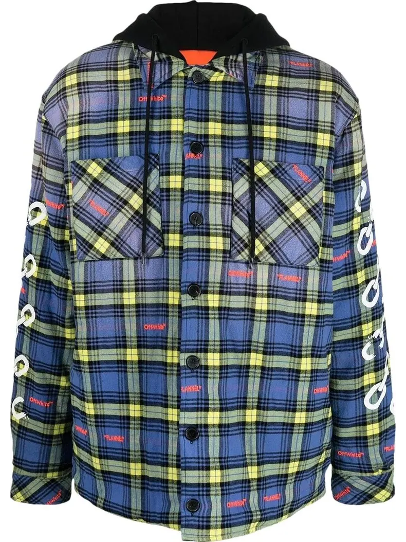Куртка Off-White Arrow Logo Jacket 'Dusty Blue' — изображение 1 из 1, синий
