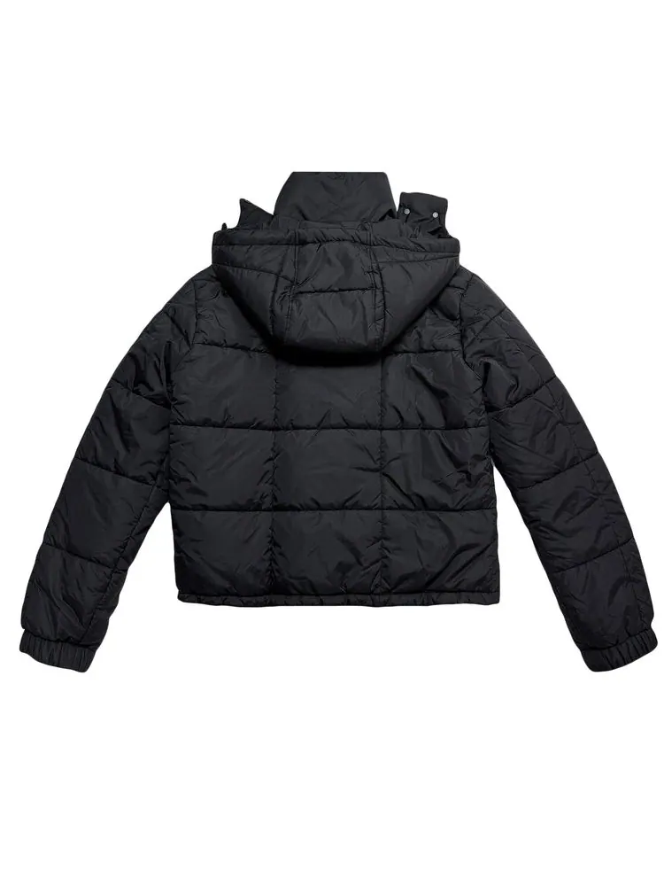 Куртка Off-White Puffer Jacket 'Black' — изображение 2 из 2, черный