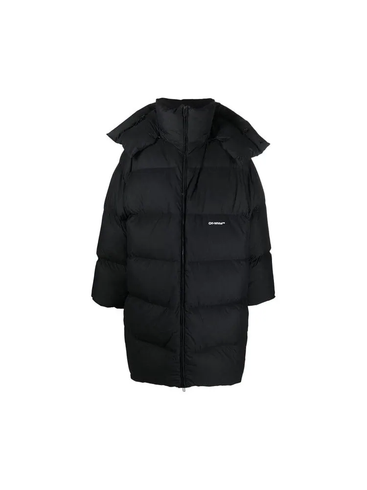 Пуховик Off-White Bounce Hooded Down Long Puffer