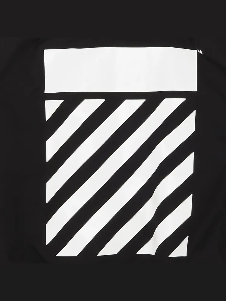 Куртка Off-White Diag Tab Bomber Jacket 'Black/White' — изображение 3 из 3, черный