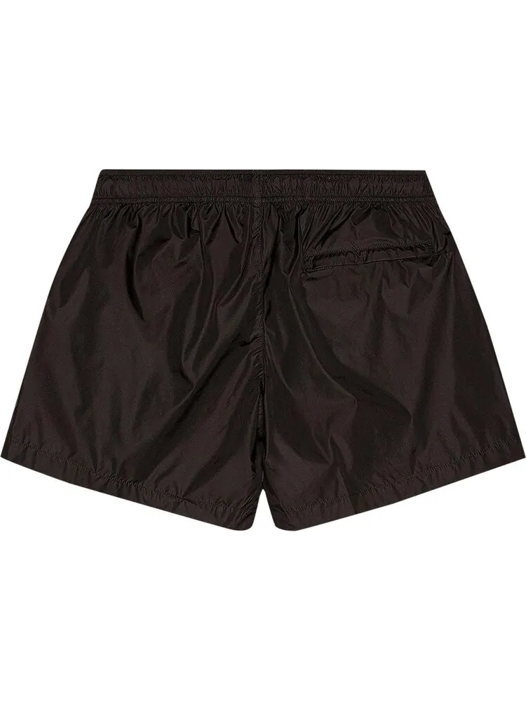 Шорты для плавания Off-White Logo Swimshorts 'Black/White' — изображение 2 из 3, черный