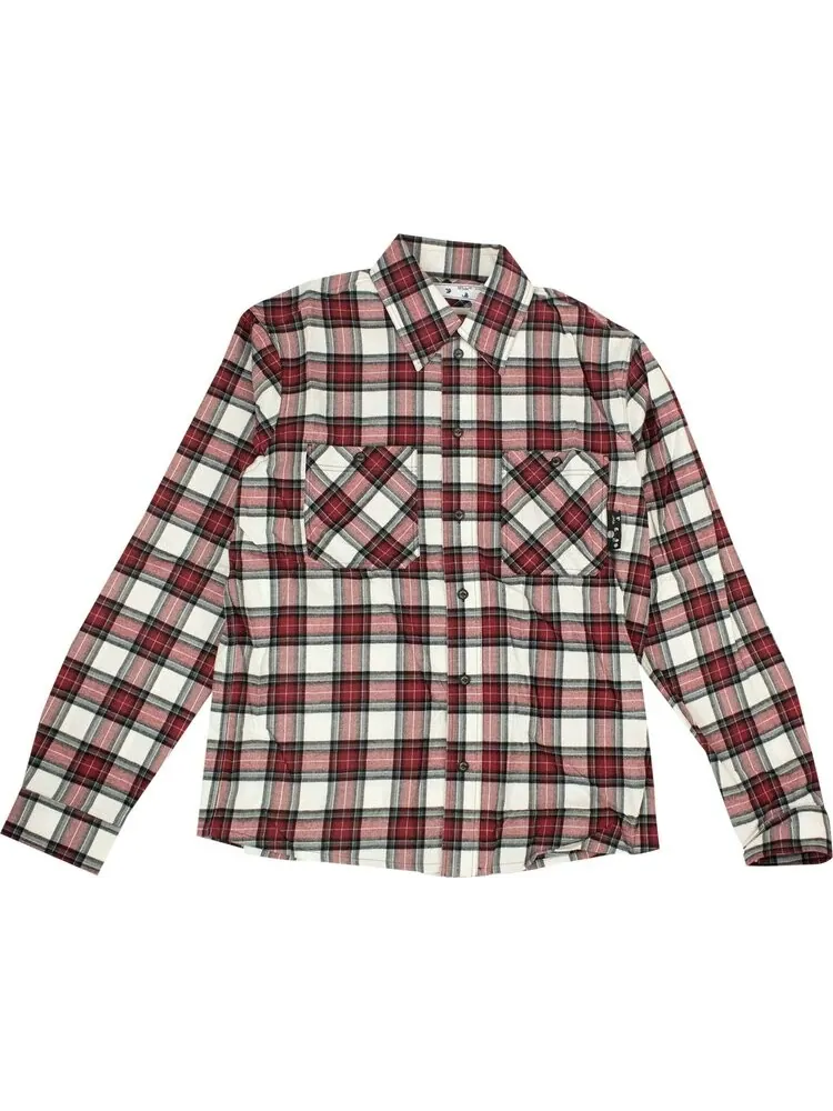 Рубашка Off-White Check Arrow Flannel Shirt 'Red' — изображение 1 из 3, красный