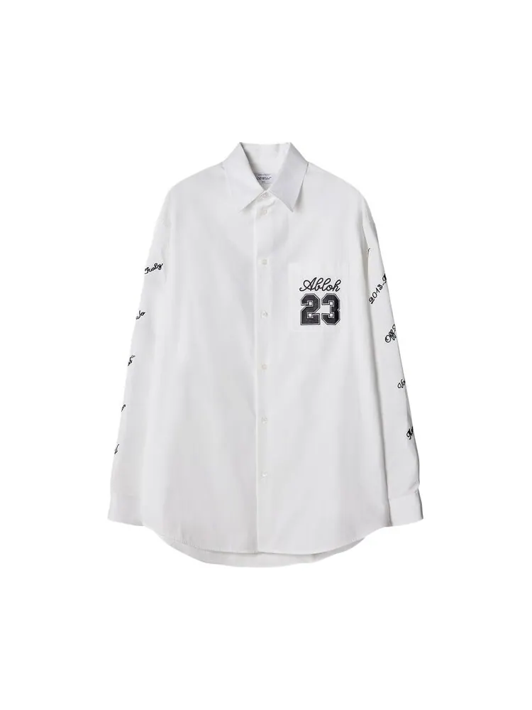 Рубашка Off-White 23 Logo Heavycot Overshirt — изображение 1 из 1, черный