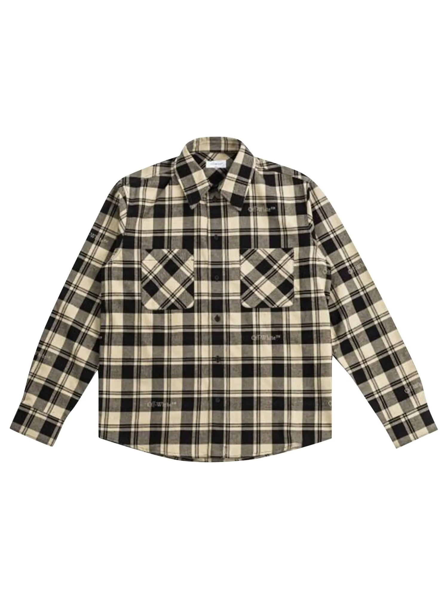 Фланелевая рубашка в клетку Off-White