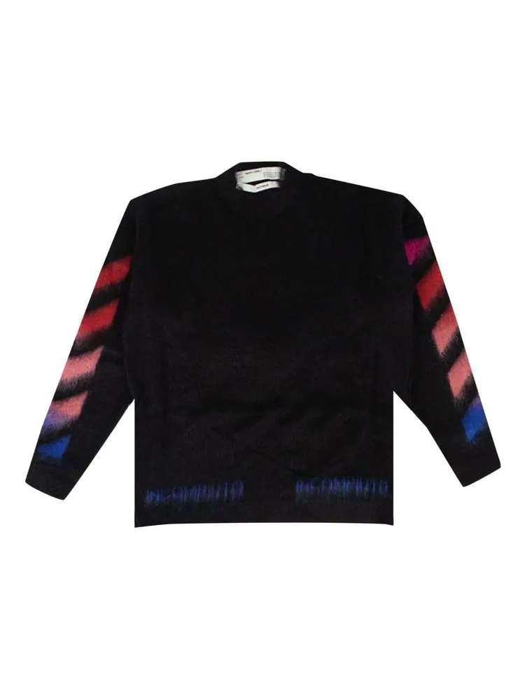 Топ Off-White Diag Brushed Knitwear — изображение 1 из 2, черный