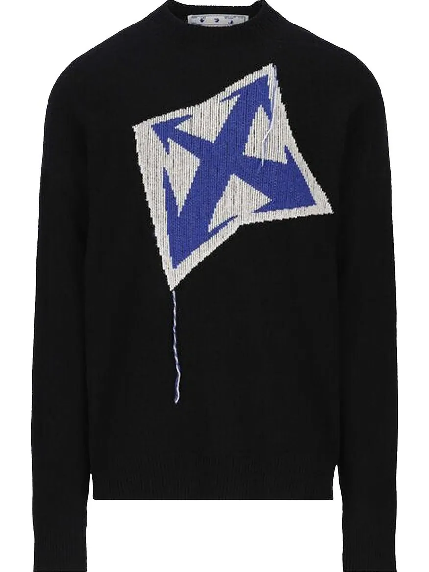 Джемпер Off-White Arrows Intarsia Wool Jumper 'Black'