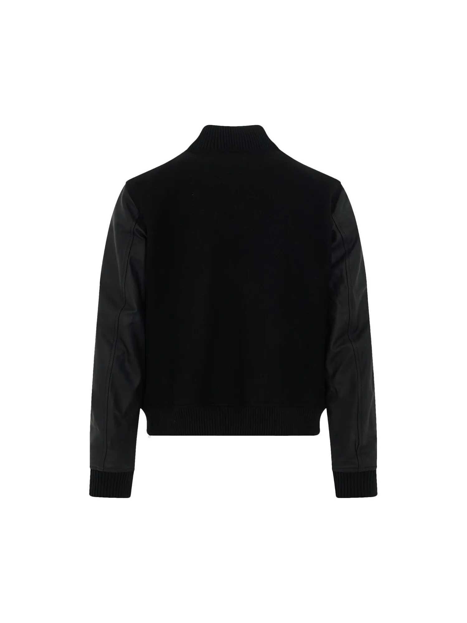 Университетская куртка Off-White с нашивками Черный/Оранжевый — изображение 2 из 2