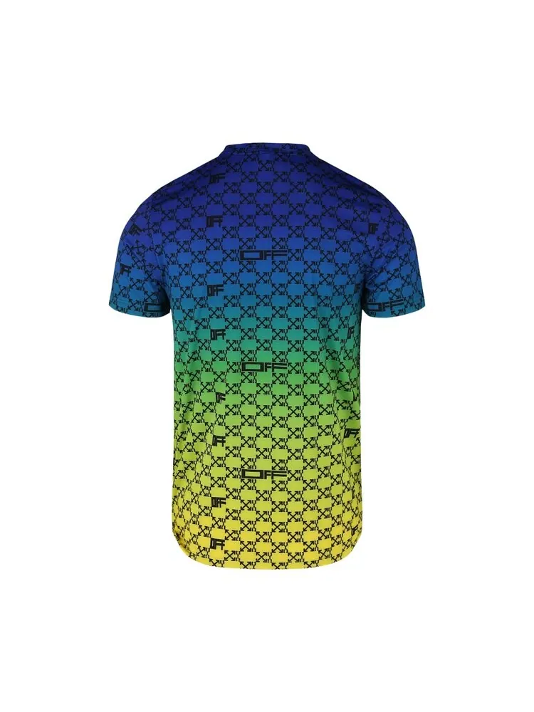 Футболка Off-White Athletic Monogram Short-Sleeve 'Multicolor' — изображение 3 из 4, мульти