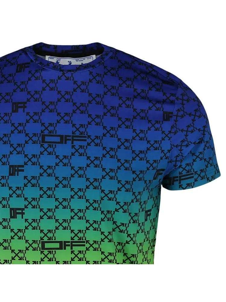 Футболка Off-White Athletic Monogram Short-Sleeve 'Multicolor' — изображение 4 из 4, мульти