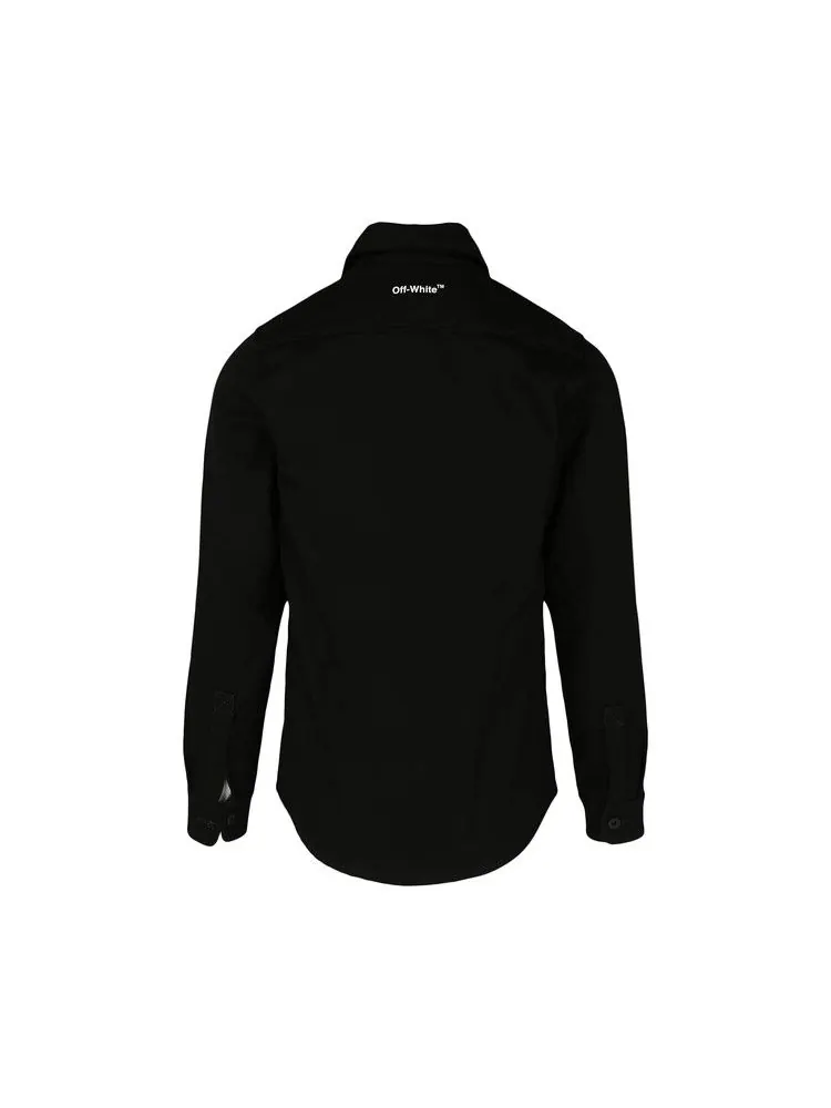 Рубашка Off-White Arrow Denim Shirt — изображение 2 из 2, черный