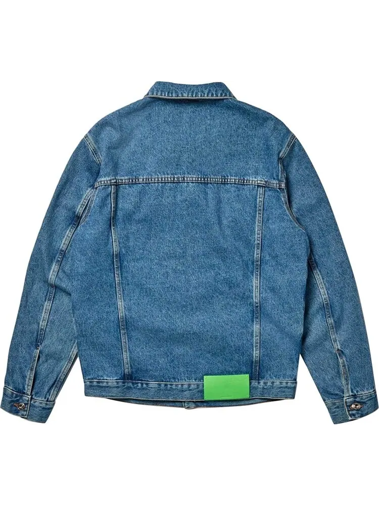 Куртка Off-White Skate Denim Jacket 'Medium Blue' — изображение 2 из 2, синий