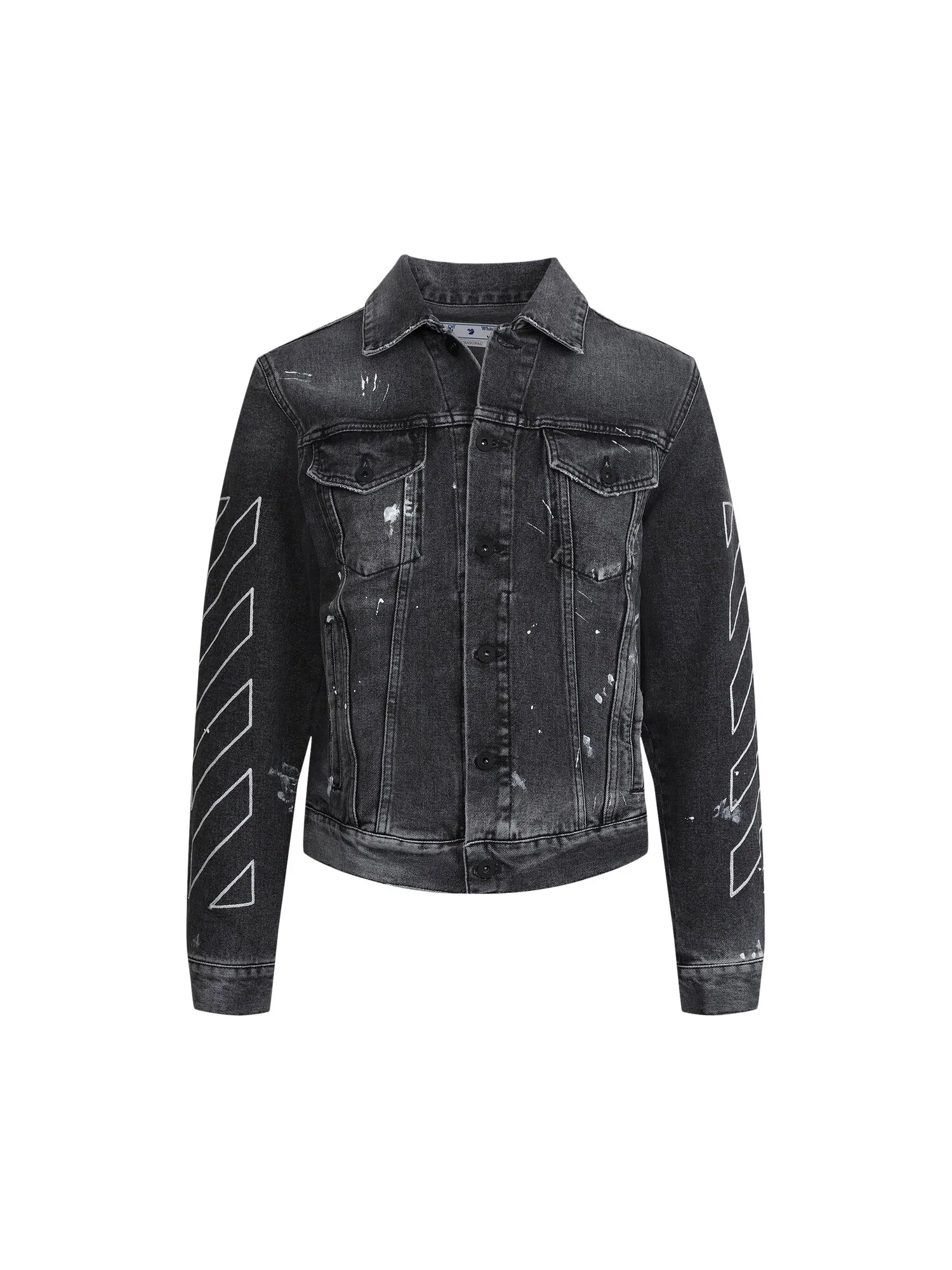Узкая куртка Off-White Diag Outline Paint