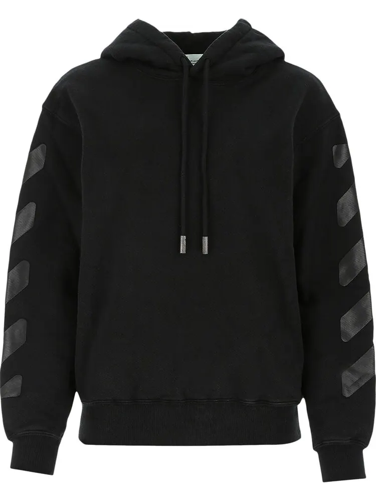 Худи Off-White Diag Oversize Hoodie 'Black' — изображение 1 из 1, черный