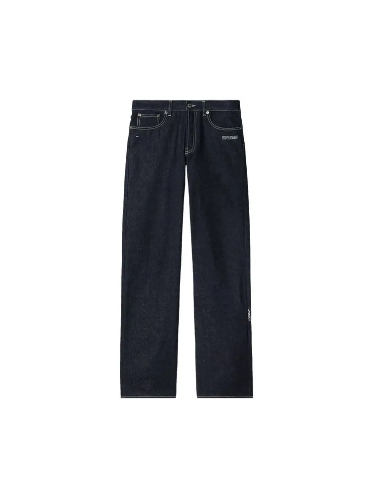 Джинсы Off-White Susy Jeans 'Raw Blue'