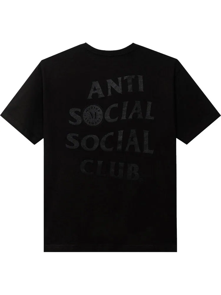 Футболка Anti Social Social Club x Martha Stewart Oyster Tee 'Black' — изображение 2 из 2, черный