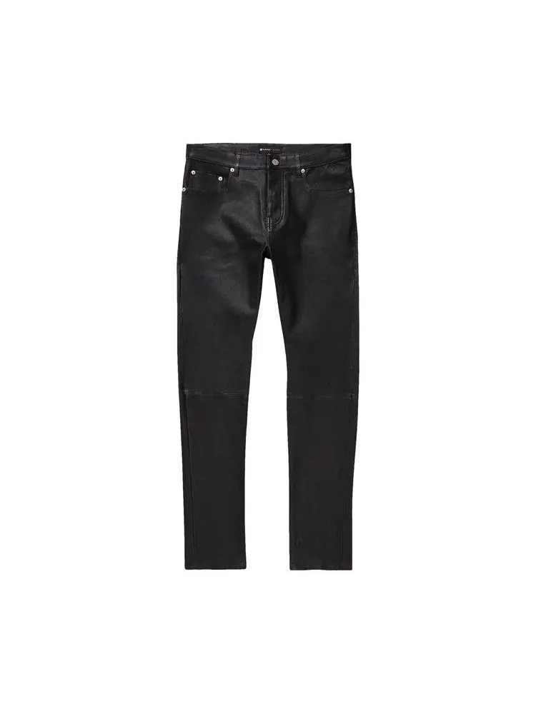 Брюки PURPLE BRAND Stretch Leather Beauty Pants — изображение 1 из 1, черный