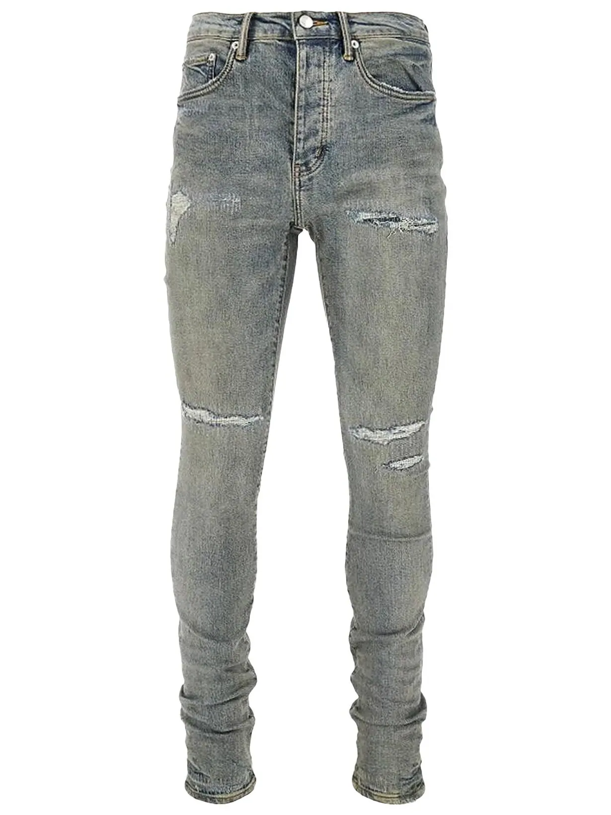 Джинсы PURPLE BRAND Vintage Repair Denim — изображение 1 из 2, синий