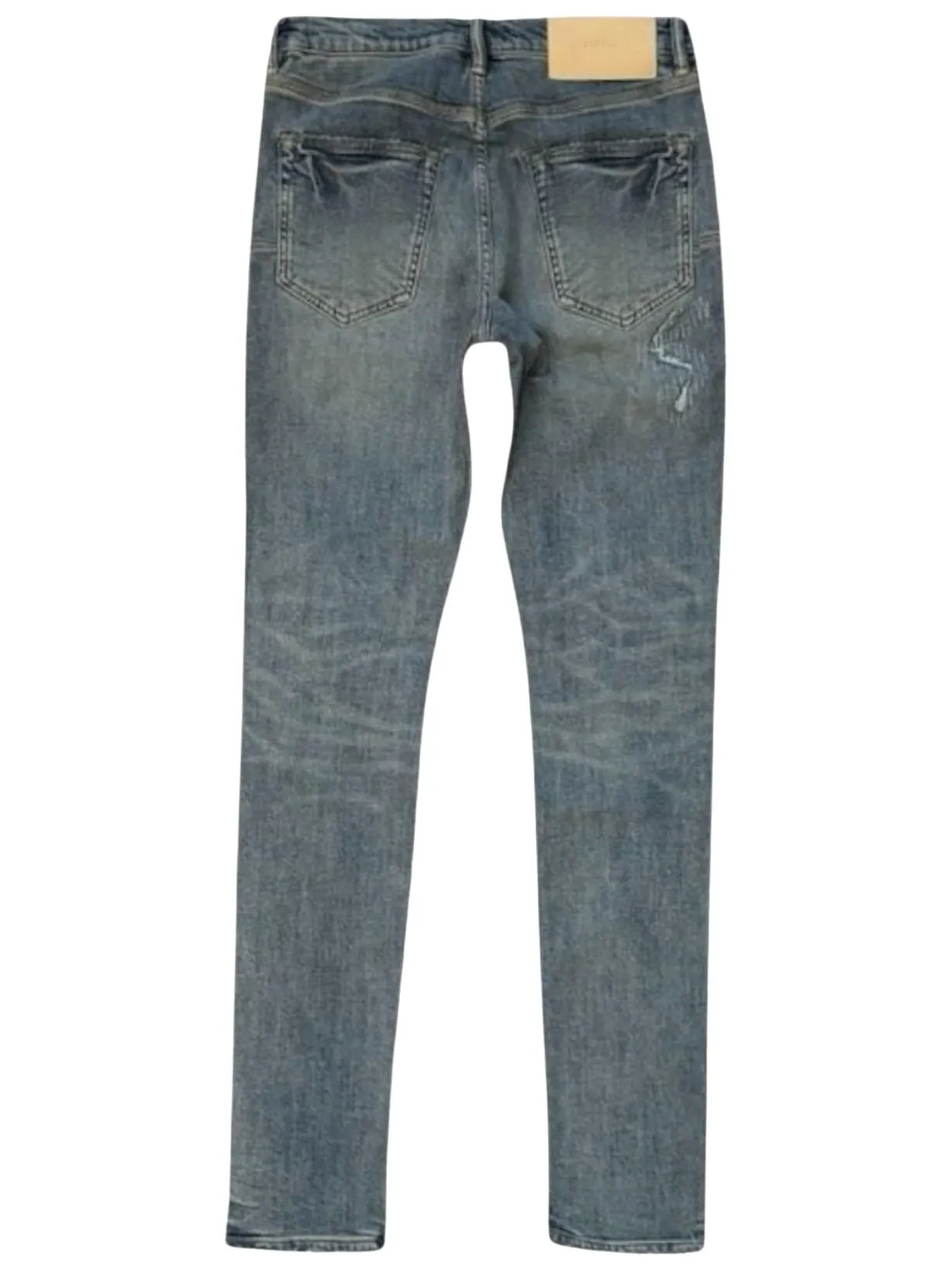 Джинсы PURPLE BRAND Vintage Repair Denim — изображение 2 из 2, синий