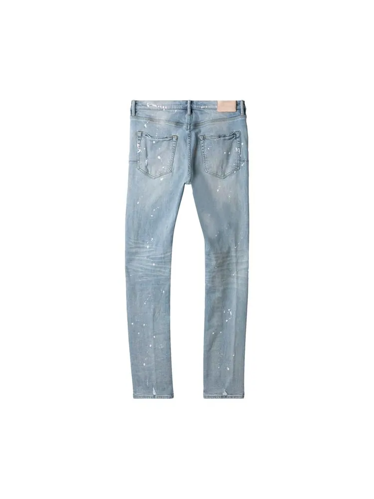 Джинсы PURPLE BRAND Paint Jeans 'Light Indigo' — изображение 2 из 3, светлый индиго
