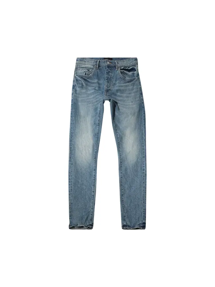 Джинсы PURPLE BRAND 90's Worn Slim 'Light Indigo' — изображение 1 из 1, синий
