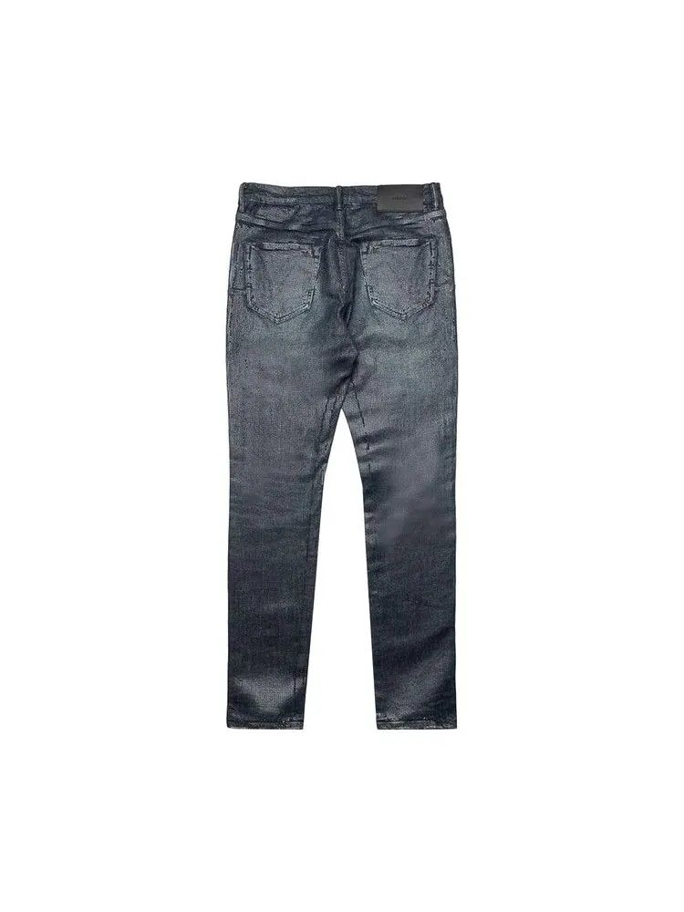 Джинсы PURPLE BRAND Tiled Overlay Jean — изображение 2 из 2, темный индиго