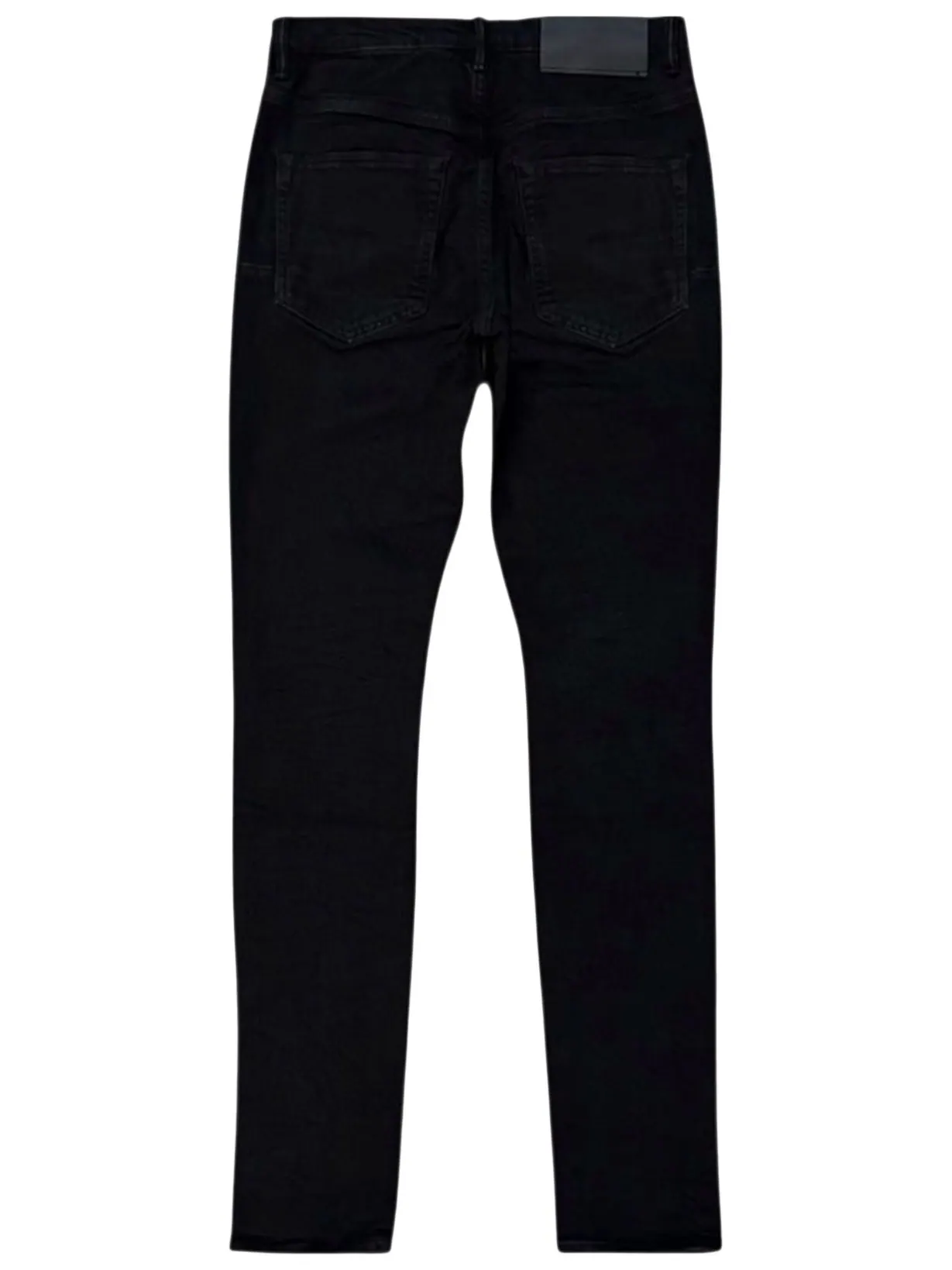 Джинсы PURPLE BRAND Knee Slit Rinse Slim Denim — изображение 2 из 2, черный