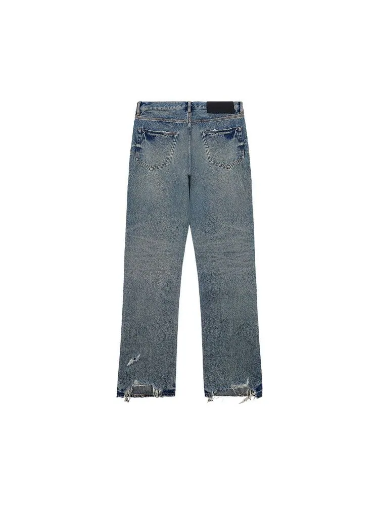 Брюки PURPLE BRAND Dirty Repair Blowout Denim — изображение 2 из 2, синий