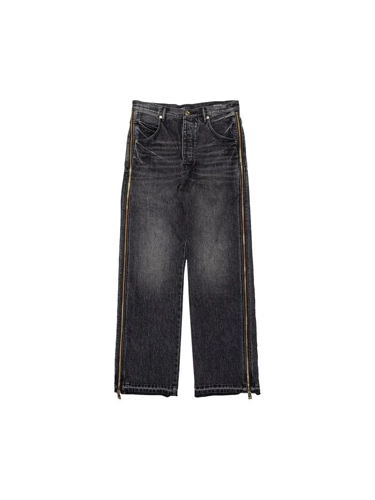 Джинсы PURPLE BRAND Full Side Zip Skinny Jeans — изображение 1 из 2, черный