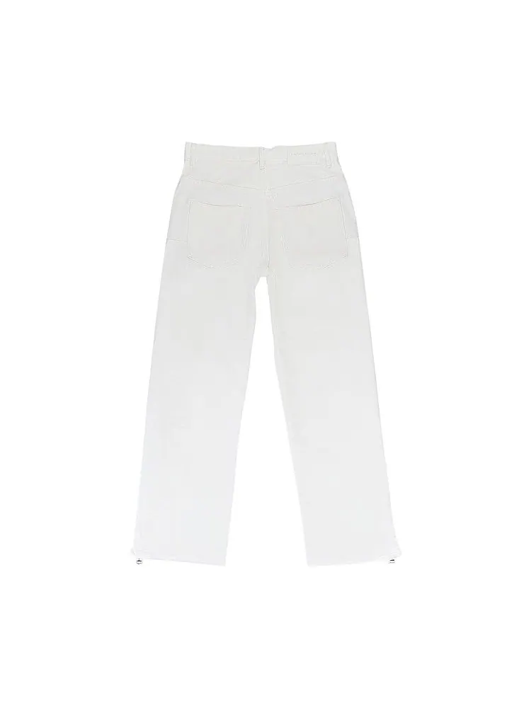 Джинсы PURPLE BRAND Full Side Zip Skinny Jeans — изображение 2 из 3, белый